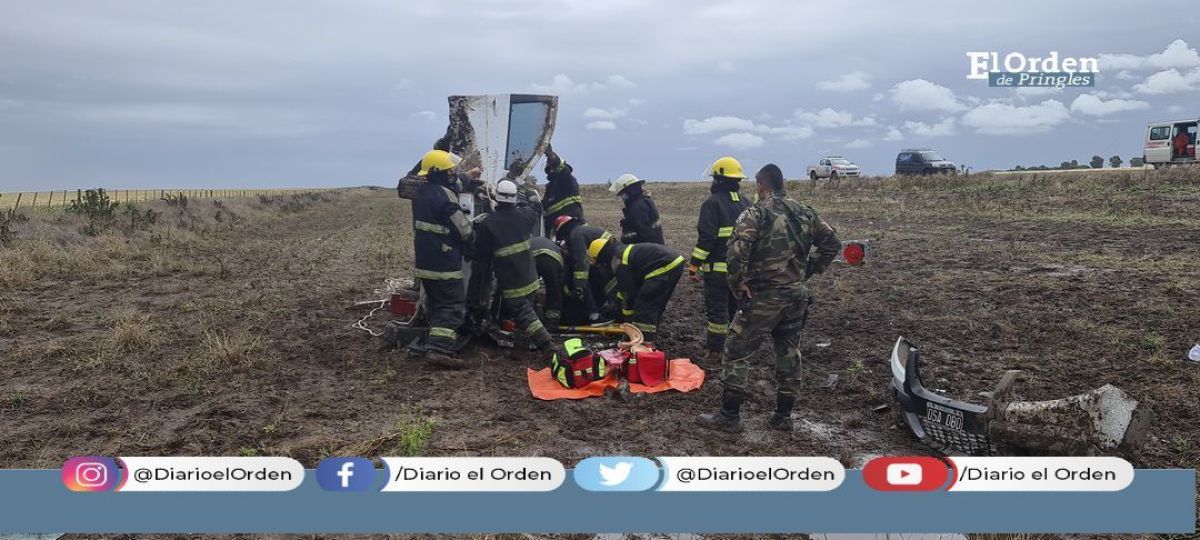 Dos Personas resultaron heridas tras vuelco en Ruta 85 | El Orden de ...