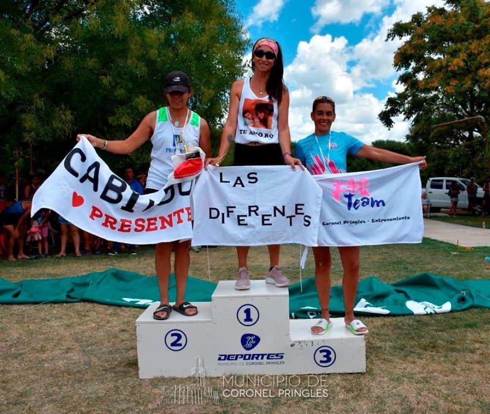 Desafío Pillahuincó: la pringlense Carolina Ohaco ganó en 7k