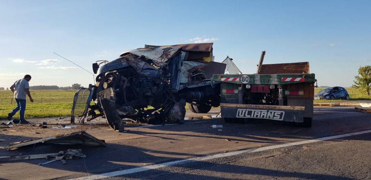 Choque por alcance entre tres vehículos en la ruta 3 | El Orden de Pringles
