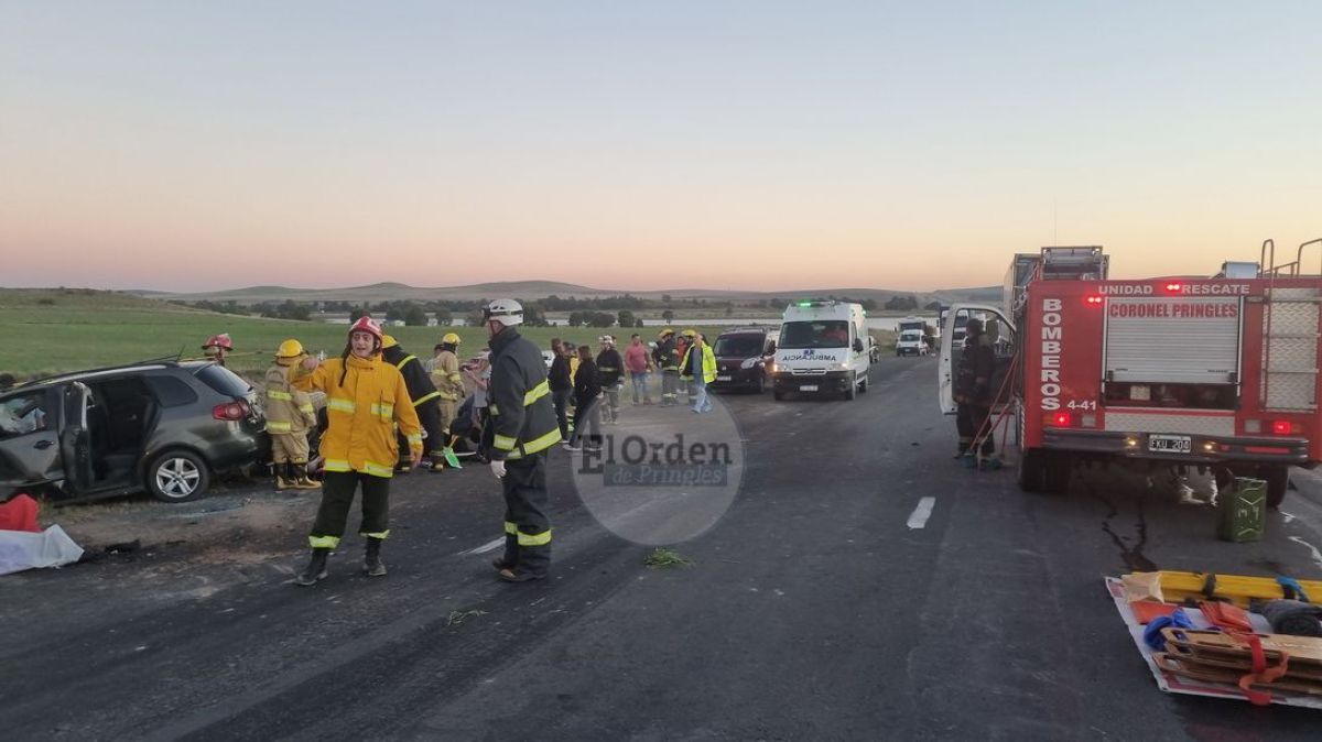 12 heridos en grave accidente en ruta 51 | El Orden de Pringles
