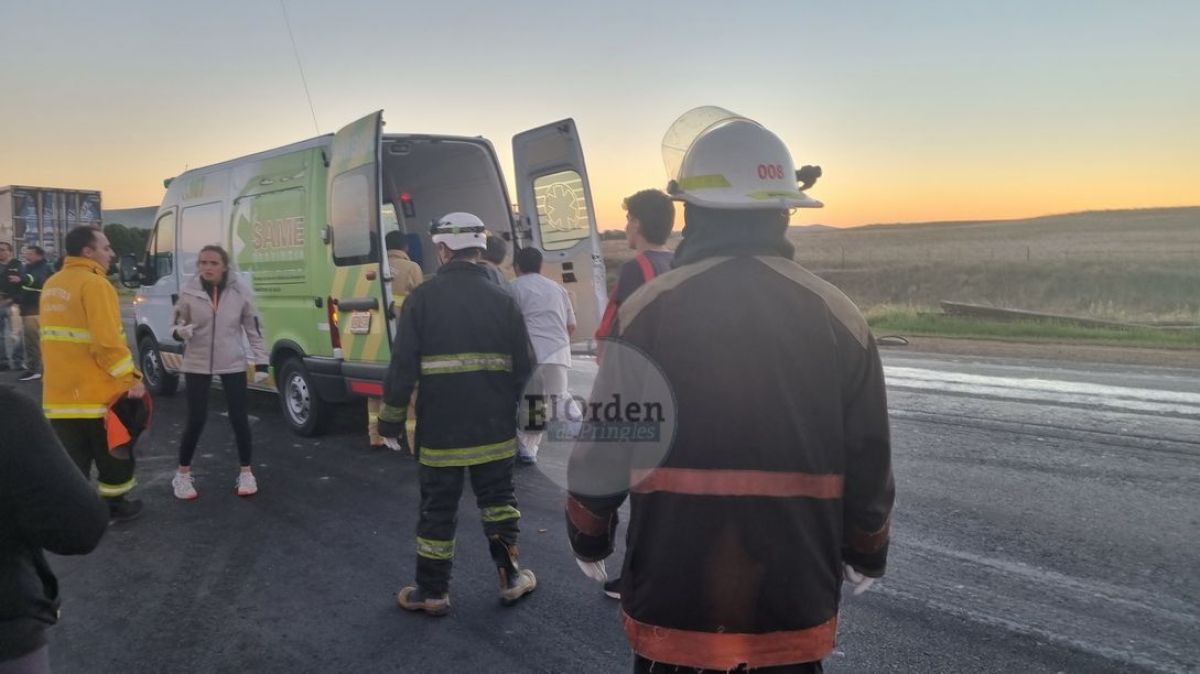 12 heridos en grave accidente en ruta 51 | El Orden de Pringles