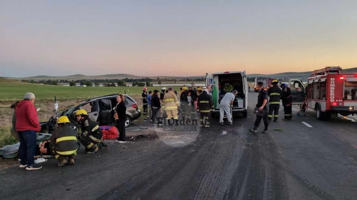 12 heridos en grave accidente en ruta 51 | El Orden de Pringles